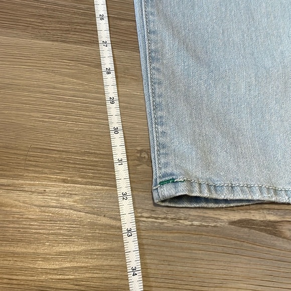 True Religion Geno Relaxed Slim Straight Jean Light Green stitch Men 34 X 32 NEW - Picture 12 of 13